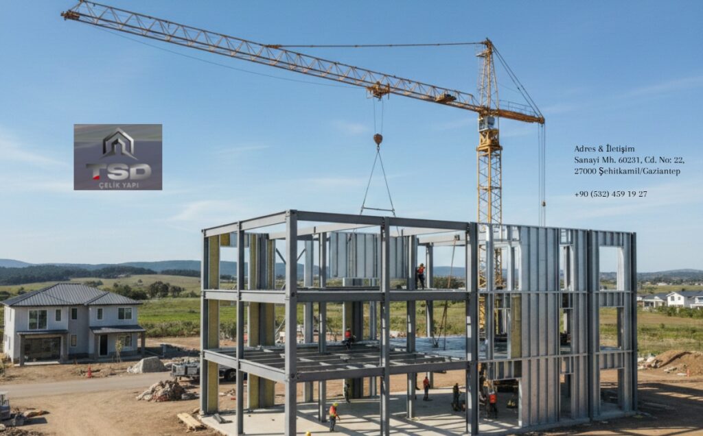 Çelik Ev Kurulumunda Vinç Gerekir Mi