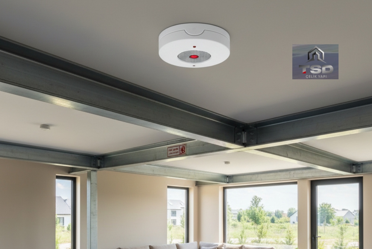Çelik Evlerde Yangın Alarmı Sistemi Nasıl Kurulur